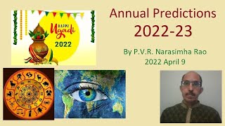 Annual Predictions for 2022-23