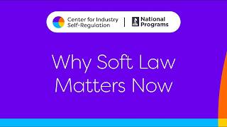 CISR Soft Law Curriculum   Why Soft Law Matters Now screenshot 3