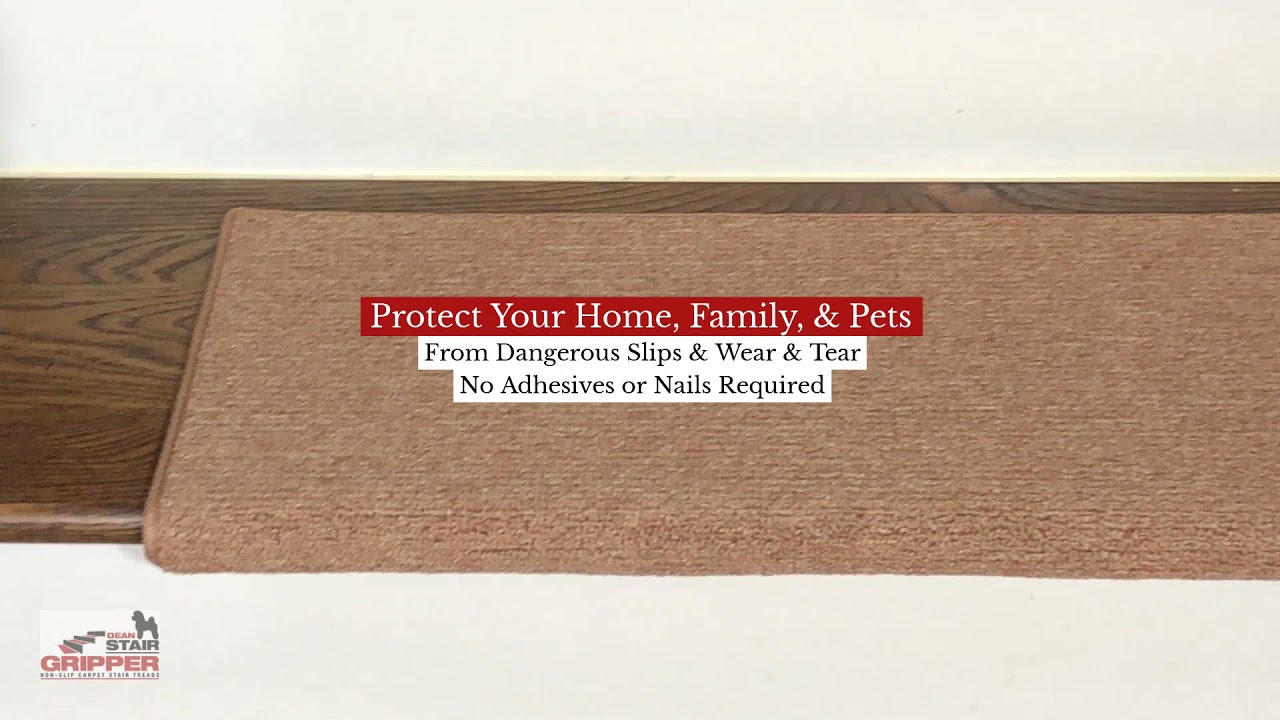 Bullnose Carpet Stair Treads from Dean Stair Treads in Color Gold YouTube