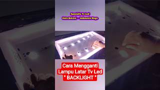 Cara Mengganti Lampu Latar Backlight Tv Led Expose exp3201s #servicetvled #tv #exp3201s #backlight