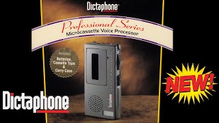 Dictaphone Professional Microcassette Voice Processor unboxing, review & test