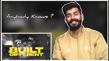 Built Different Reaction : Sidhu Moose Wala | The Kidd | Built Different Sidhu Moose Wala Reaction