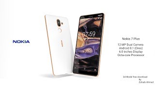 Nokia 7 Plus 3D Model Free Download By Zohaib Ahmed