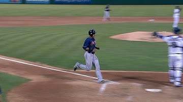 CLE@TEX: Santana doubles in Brantley in the fifth