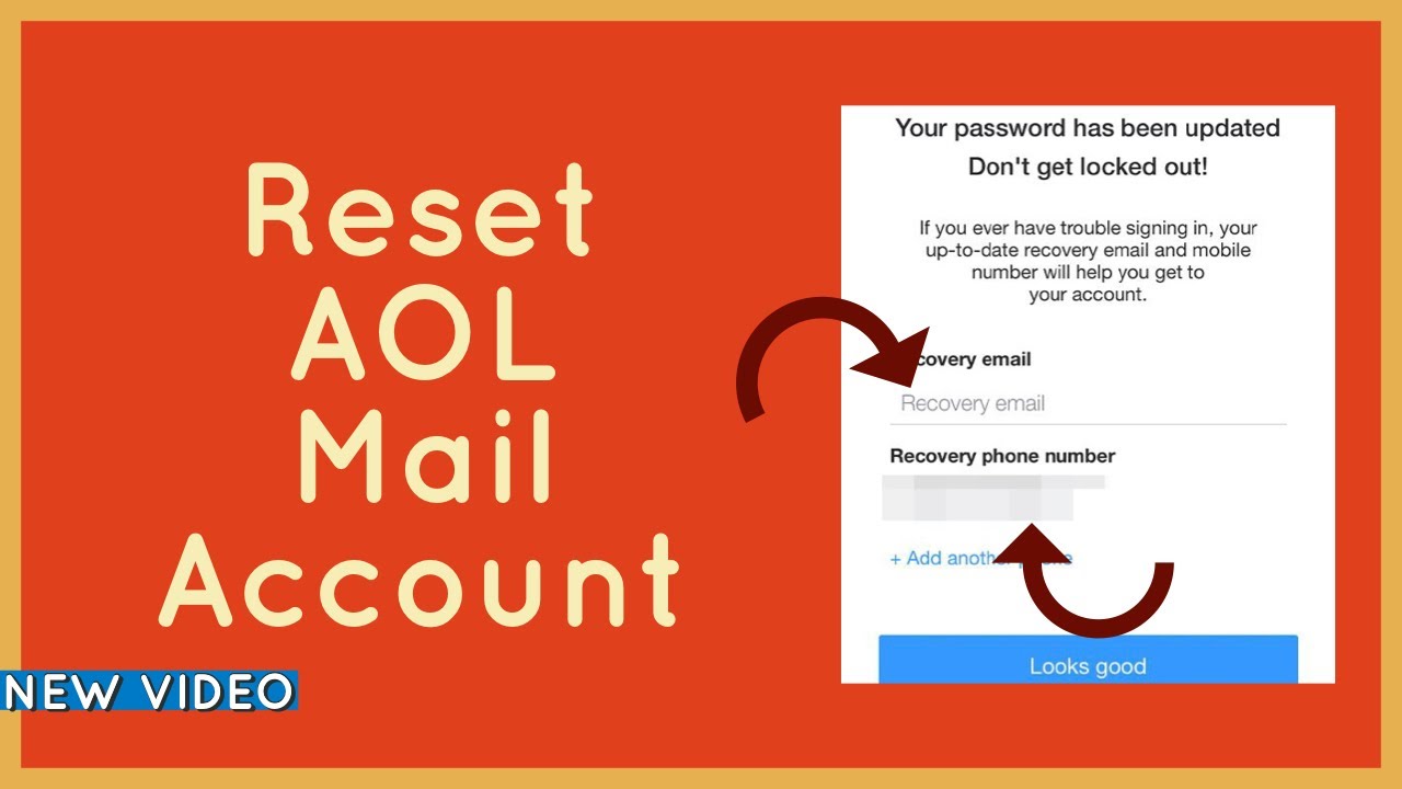 Aol Mail Login How To Reset Or Recover Aol Mail Password Youtube