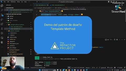 Demo del patrón de diseño Template method