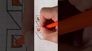 Kareli Defter 3D Çizim How To Draw Checkered Notebook
