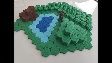 Kickstarter: STL Files for Magnetized Terrain Hex Tiles for Battletech