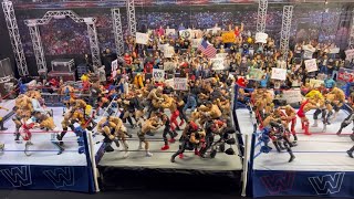 WWE figure 3 Ring Battle Royal- World War 3
