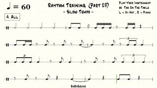 Rhythm Training (Part 29) / Eighth, Sixteenth,Triplets