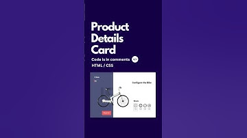 Product Card HTML/CSS #shorts
