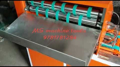 Automatic stitching &Folding machine  MS machine tools company amritsar