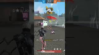 Quadra kill with only red number #freefire #viral #trending