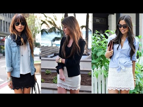 Video: What to wear with a lace skirt? Advice for women