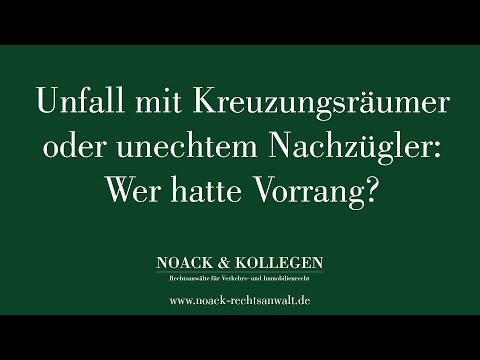 Video: Warum passieren die meisten Unfälle an Kreuzungen?