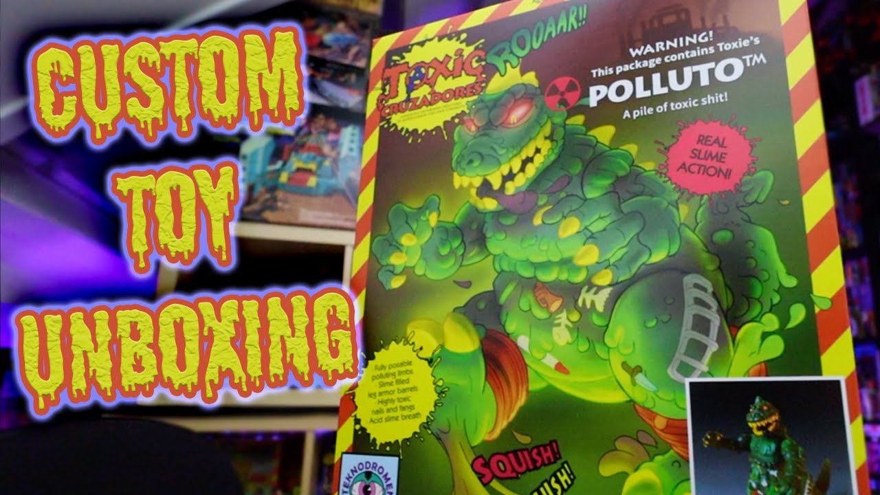 Unproduced Toxic Crusaders' Polluto - Toy Review - Custom by Teknodromen Toys!