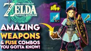Do This! Best Weapons and Fuse Combos in Zelda Tears of the Kingdom! - (TOTK Tips and Tricks)