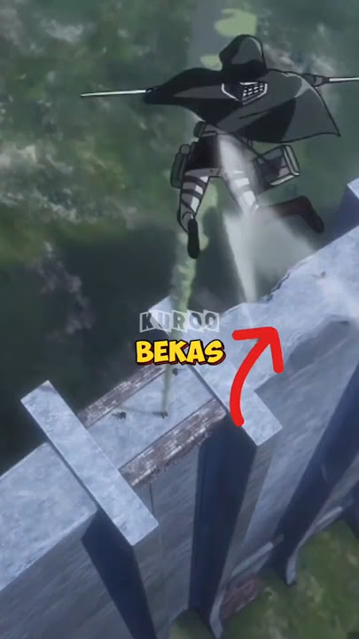 Detail Kecil pada Tembok Attack on Titan! #anime #aot