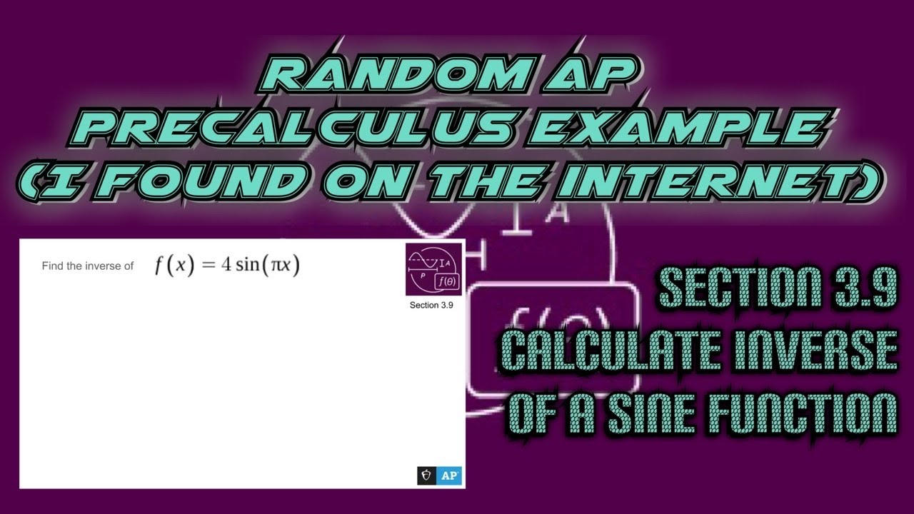 AP Precalculus Section 3 9 Example Find The Inverse Function Of F x ap-precalculus-section-3-9-example-find-the-inverse-function-of-f-x