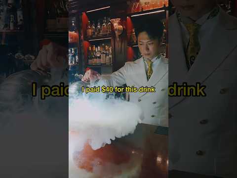 The most insanely creative bar in Tokyo at  a drink.