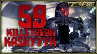Battlefront-2 59 World Record Droideka Killstreak/Gameplay