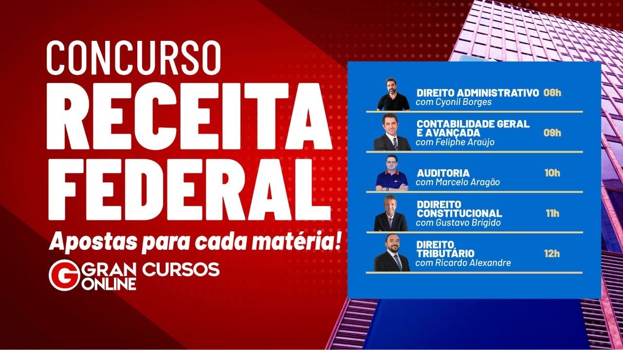 Concurso Receita Federal: Veja Os Requisitos Para Participar! – GCXI