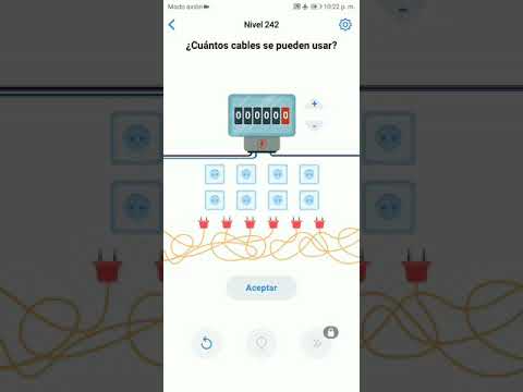 Easy game nivel 242 cuantos cables se pueden usar