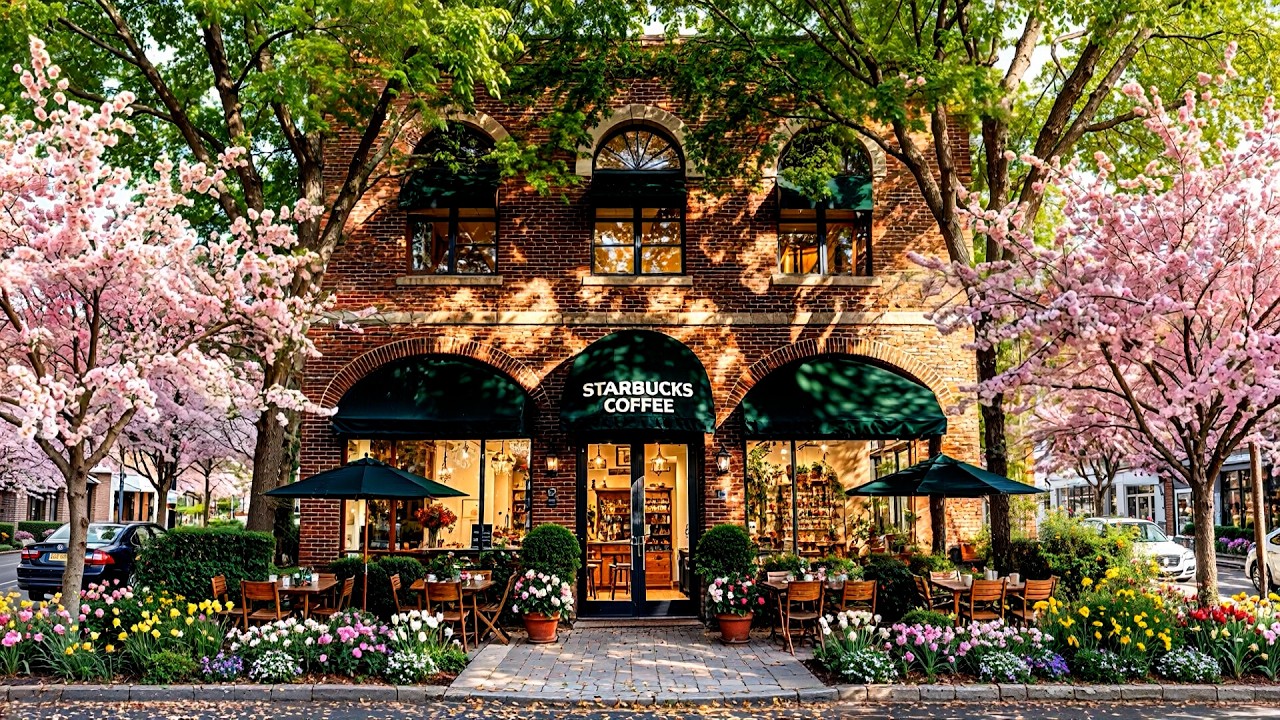 상쾌한 아침을 여는 스타벅스 매장 음악 | 카페, 베이커리 오픈 BGM ㅣ 따뜻한 햇살 맛집, 이곳에서 잠시 쉬어가세요 ☕ | 스타벅스 매장음악/Cozy Coffee Shop