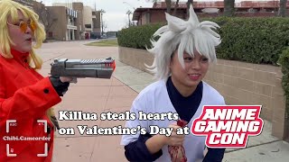 Killua steals hearts on Valentines Day at Anime Gaming Con 2025