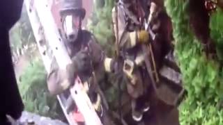 Insane Helmet Cam footage of Atlanta FD fighting a house fire