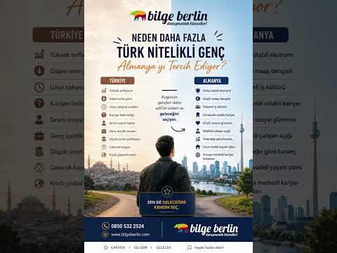 Almanya Nitelikli İşçi Alımı | Nitelikli Gençler Neden Almanya Diyor?