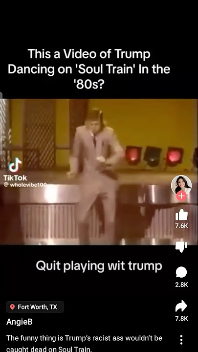 Donald Trump Dancing on Soul Train in the 80’s #dance #donaldtrump #shorts
