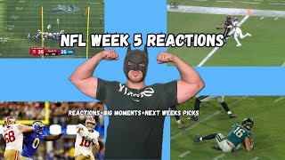 NFL WEEK 5 REACTION: Going over EVERY GAME + Next Weeks Picks! | Inisde The BatCave