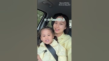 MinHee và trò chơi Phonics trên oto | growwithminhee | Em bé nói tiếng Anh MinHee | #Shorts