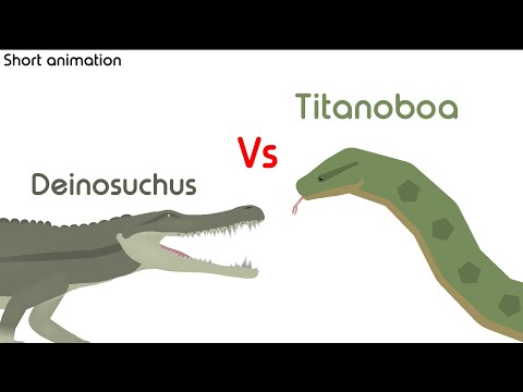 titanoboa vs deinosuchus