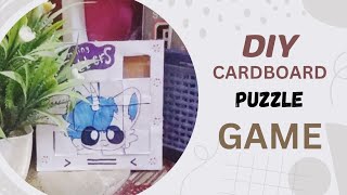 DIY Cardboard Puzzle Game / CraftyCorn Cardboard Puzzle Game DIY