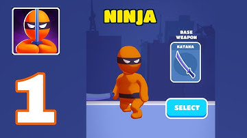 Stealth Master- Part 1 Ninja Gameplay Walkthrough Android/IOS (No Commentary...)
