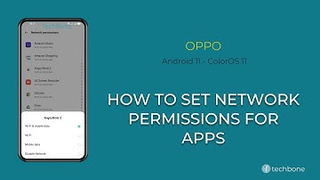 How to Set Network Permissions for Apps - Oppo [Android 11 - ColorOS 11]