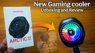 Vero Forza Arctic V4 Mobile Cooler Unboxing &amp; Review 🔥 Best Gaming Cooling Fan?