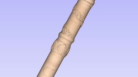 Vectric V10 Tutorials | Wrapped Rotary Machining | Creating a Column