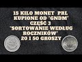 15 KILO monet PRL, Część 3 "Sortowanie według roczników" 20 i 50 groszy. I coś wpadło.