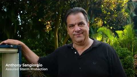 Accordion Hurricane Shutter Demonstration - Assured Storm Protection