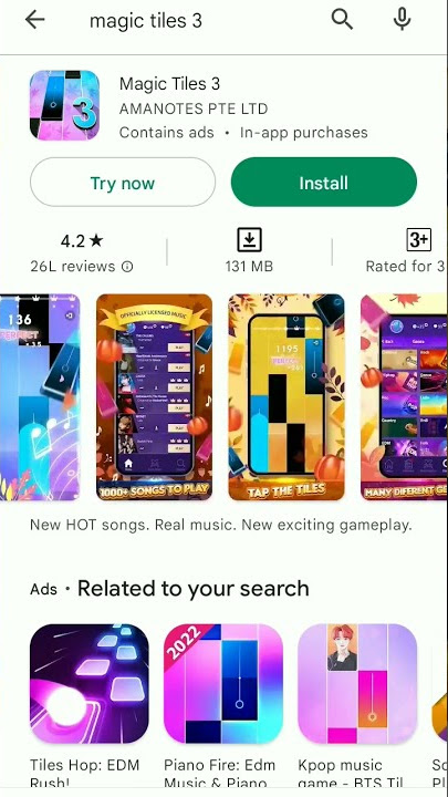 top 1 music game magic tiles 3 official man 1322