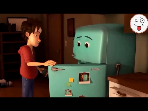 فيلم أنمي قصير مضحك الثلاجة القديمة 