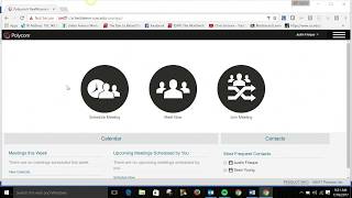 PolyCom Part 1 (How to Schedule a Meeting)