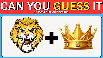 Guess The Hidden Word By Emoji | Emoji Quiz Challenge 2025