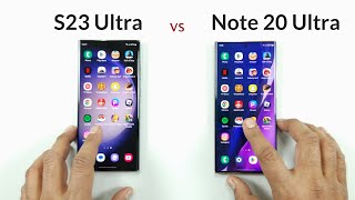 samsung s23 ultra vs samsung note 20 ultra | speed test