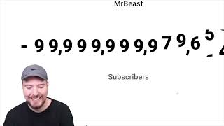 Mr. Beast reaches -100,000,000,000,000 subscribers