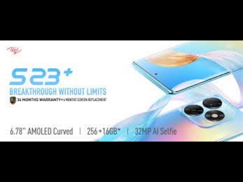 UNBOXING ITEL S23+INTRODUCTION REVIEW | UNDER DISPLAY FINGERPRINT CURVED DISPLAY 50MP CAMERA  .