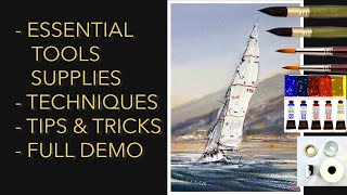 Mastering Watercolor Painting: Basic Set-Up and Workspace